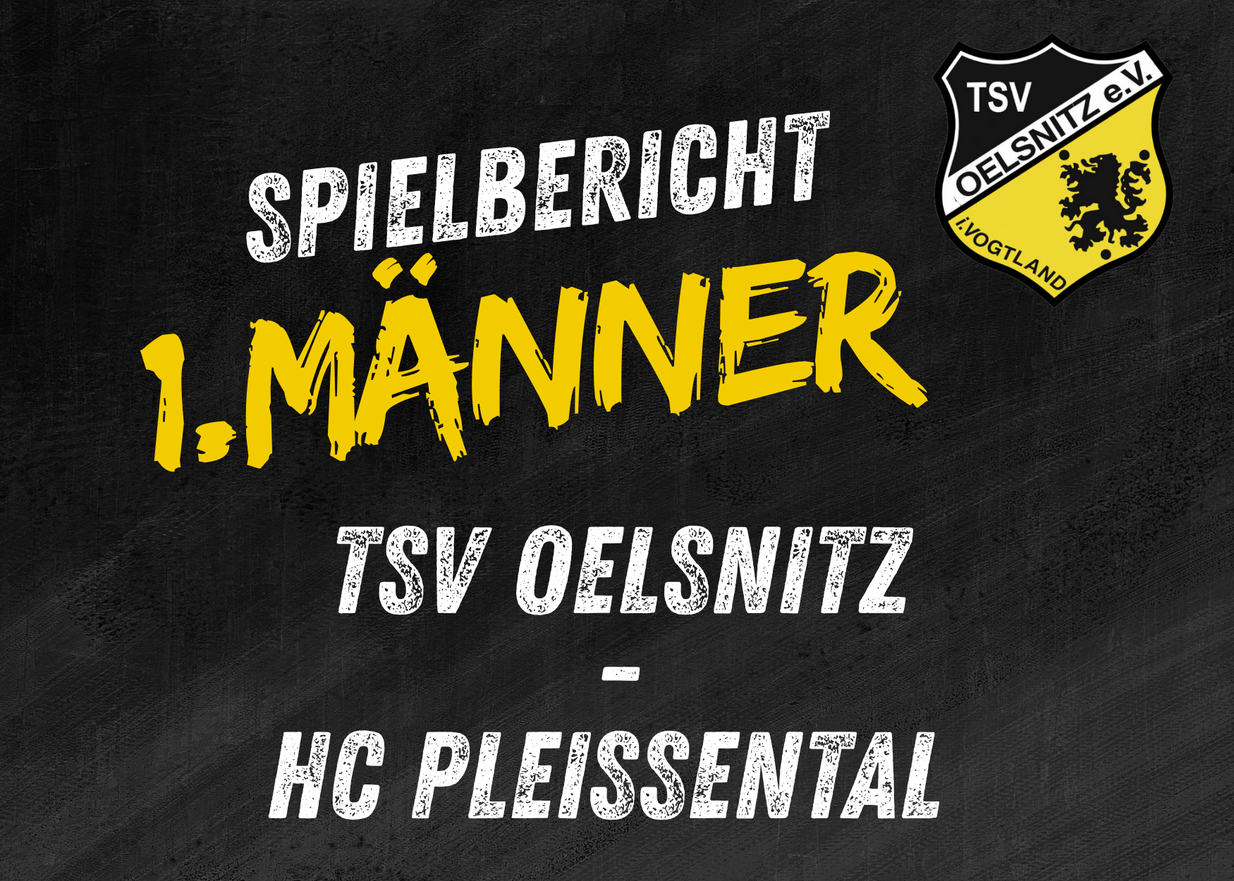 Regionsoberliga: HC Pleißental - TSV Oelsnitz 15:26 (11:13)